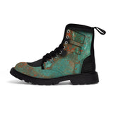 rusted copper metal men and women boots
