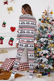 holiday fair isle print pajama set