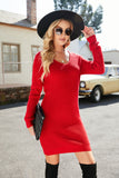 twisted reversible sweater dress