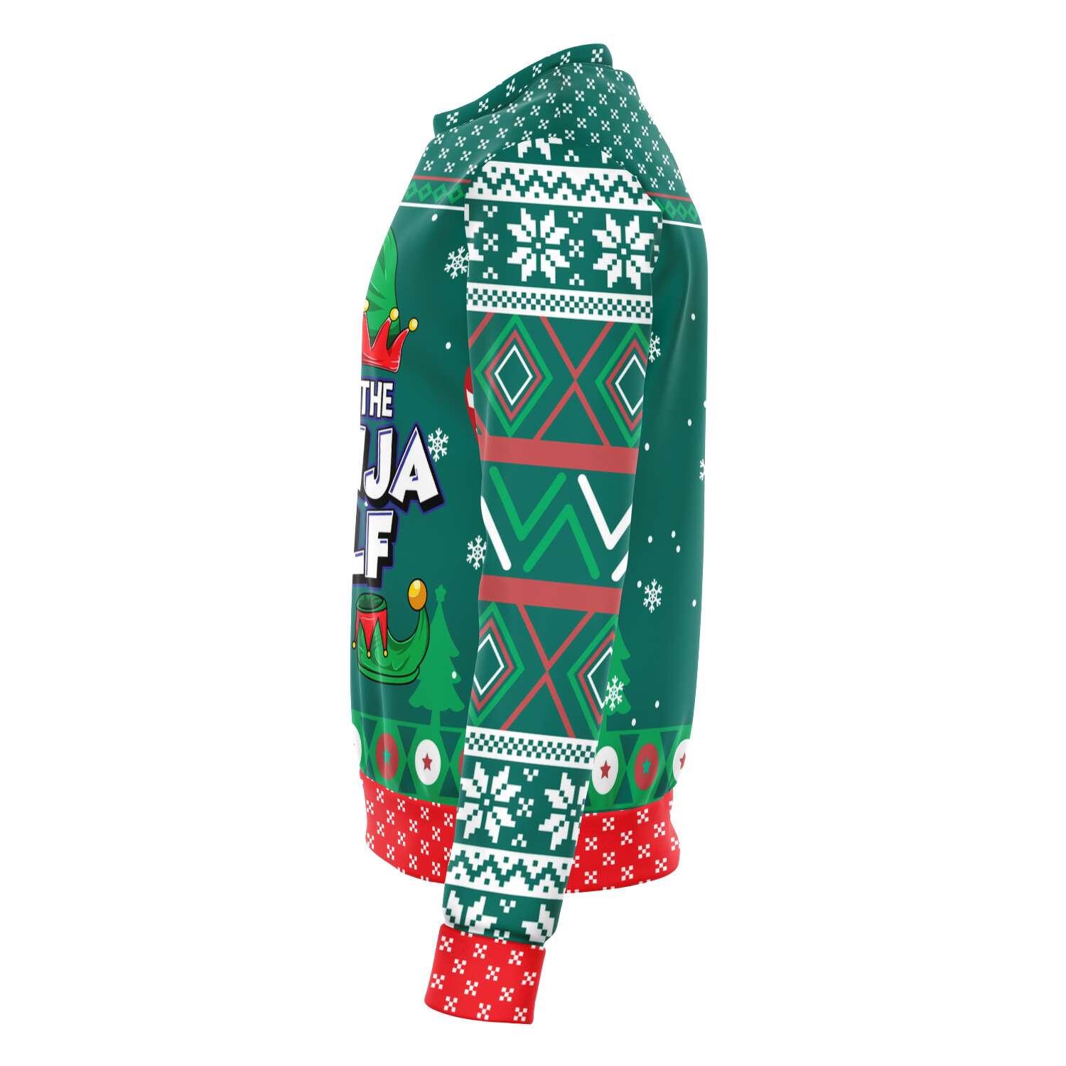 ninja elf ugly christmas sweatshirt