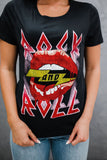 prince peter collection licensed rock and roll lips graphic tee