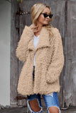 sherpa fleece long sleeve jacket