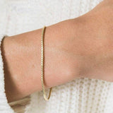 classic gold plated stainless steel bracelet
