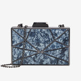 square acrylic box geometric handbag
