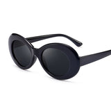 retro oval style sunglasses