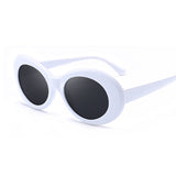 retro oval style sunglasses