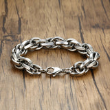 twisted rope chain bracelet