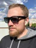 revamp square photochromic sunglasses with box