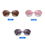 oversized butterfly round sunglasses