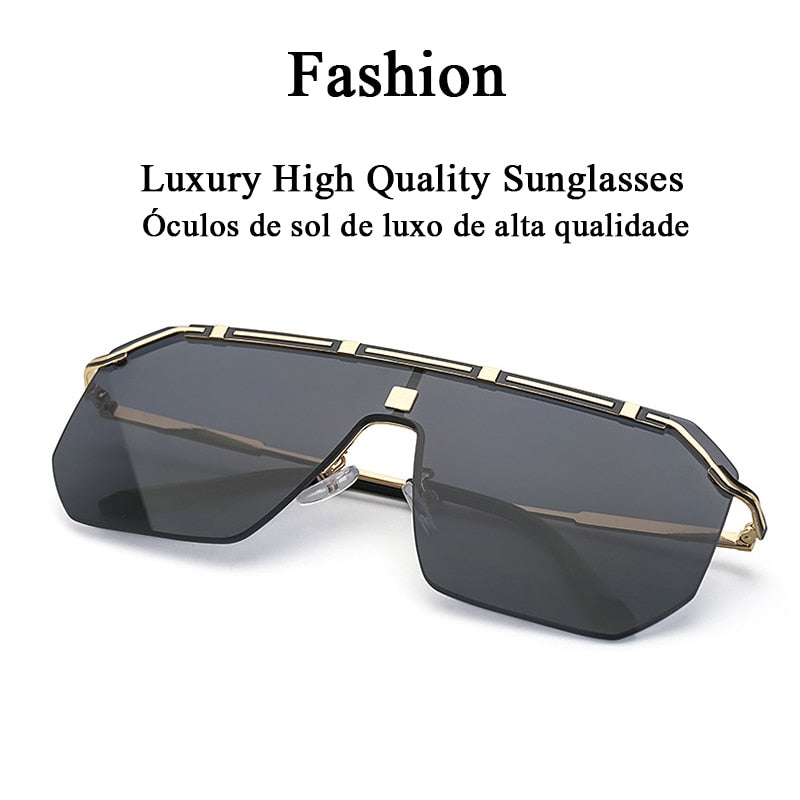 metal frame vintage square sunglasses