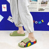 colorful non slip thick bottom indoor slippers