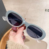 vintage oval acrylic sunglasses