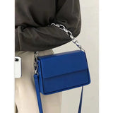 square chunky chain handbag