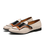 monk leather strap oxford loafer