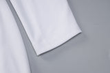 long sleeve high split slant backless maxi dress