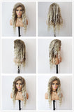 curly natural wavy dark roots ombre wig