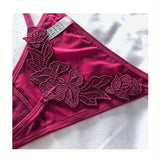 floral lace t back underwear