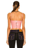 pu leather cams tops matching high waist slim mini skirt