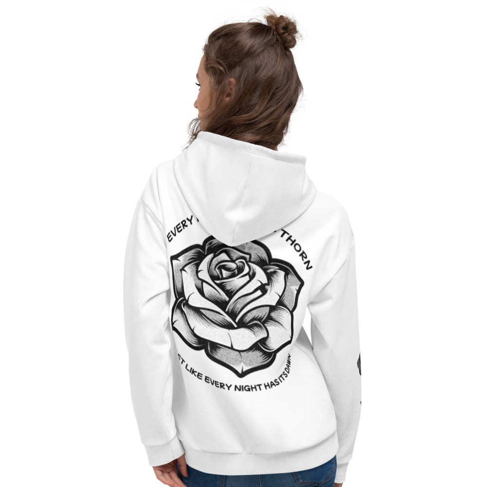 every rose has its thorn hoodie