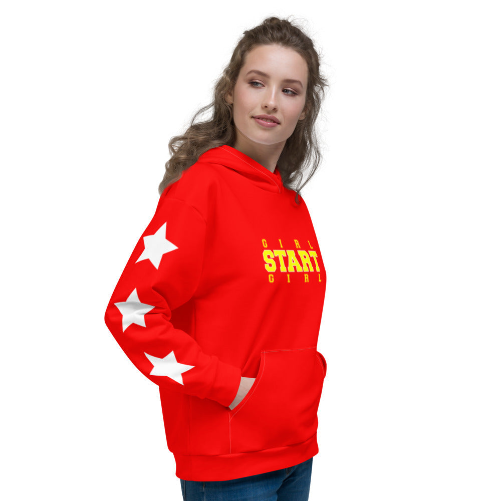 i am a start girl hoodie