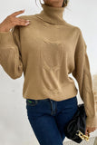 turtleneck long sleeve sweater