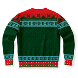 the nice list ugly christmas sweatshirt