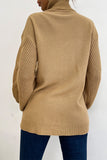 turtleneck long sleeve sweater