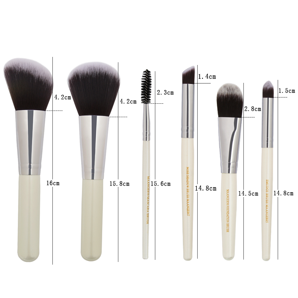 22 pc cosmetic foundation powder blush eye shadow lip blend makeup brushes set