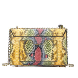 serpentine chain leather luxury handbag