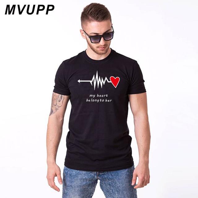 love heart plug and play short sleeve t shirt
