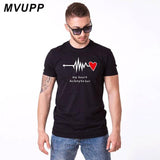love heart plug and play short sleeve t shirt