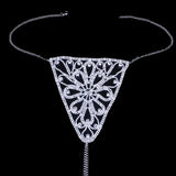 flower rhinestone body harness chain sexy jewelry