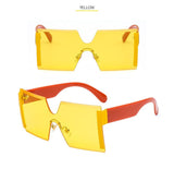 vintage oversized butterfly goggle style square sunglasses