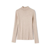 turtleneck knitted long sleeve sweater