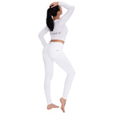 cotton knitted long cut elastic pant