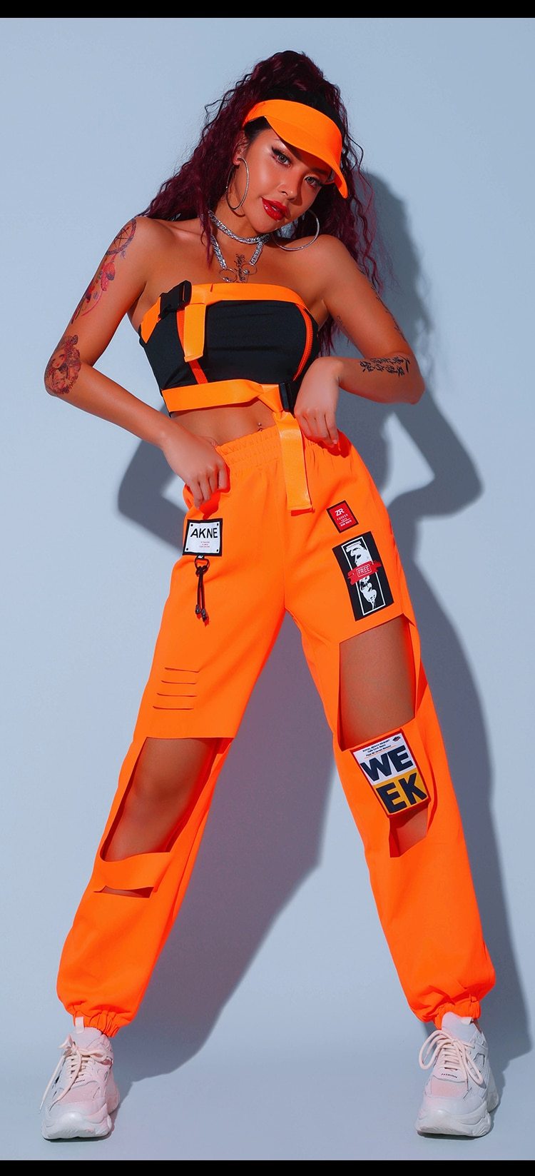k pop hip hop dance wear two piece dress – fashionwomens