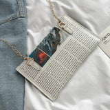 newspaper envelope bag with chain