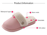 plush waterproof home slipper