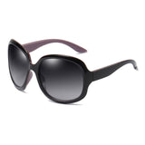 polarized oversized gradient round sunglasses