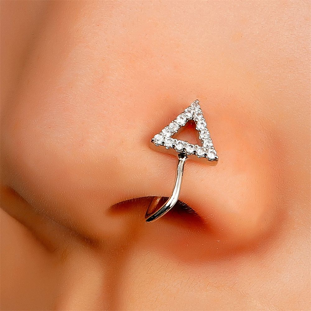 fake piercing african nose cuff clip on