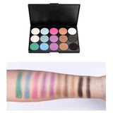 15 color eyeshadow earth color palette