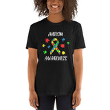 puzzle peace autism awareness short sleeve t shirt