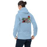 alie the alien painting graffiti hoodie with personalization