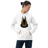 anubis ancient egyptian god of the dead gold black hoodie